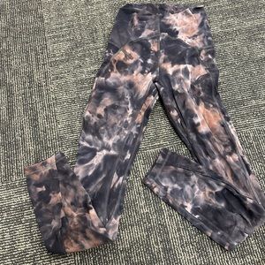 Women’s Lululemon Leggings Tie Die Pink- Size 0